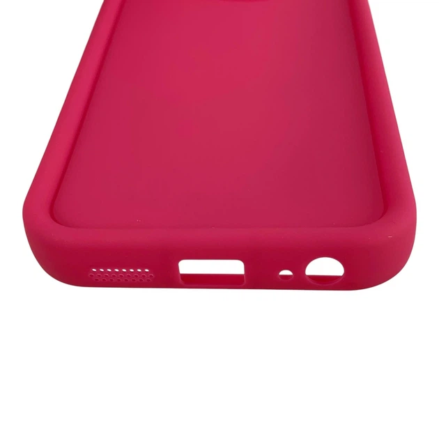 Чехол силиконовый Soft Touch для Tecno Spark 8С (KG5k) малиновый (Полная защита камеры) - Фото 6 Чехол силиконовый Soft Touch для Tecno Spark 8С (KG5k) малиновый (Полная защита камеры) - изображение 6