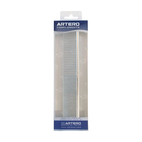 Гребінь металевий з коротким зубом для тварин Artero Short-tooth comb 19 см. - Фото 5 Гребінь металевий з коротким зубом для тварин Artero Short-tooth comb 19 см. - зображення 5