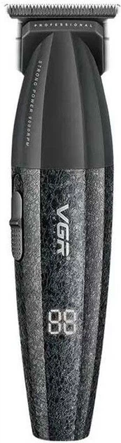 Электрический триммер VGR V-640T Black для стрижки волос с LED экраном 10639 - Фото 2 Электрический триммер VGR V-640T Black для стрижки волос с LED экраном 10639 - изображение 2