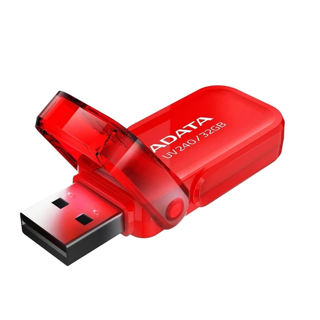 Флеш-накопичувач ADATA USB 2.0 AUV 240 32Gb Red - изображение 3