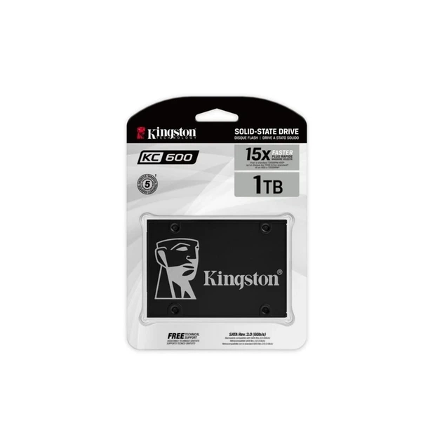 Накопичувач SSD Kingston KC600 1024GB 2.5" SATAIII - изображение 2