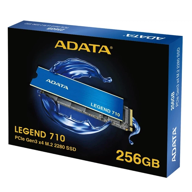 Накопичувач SSD M.2 ADATA LEGEND 710 256GB 2280 PCIeGen 3x4 3D NAND Read/Write: 2100/1000 MB/sec - Фото 2 Накопичувач SSD M.2 ADATA LEGEND 710 256GB 2280 PCIeGen 3x4 3D NAND Read/Write: 2100/1000 MB/sec - изображение 2