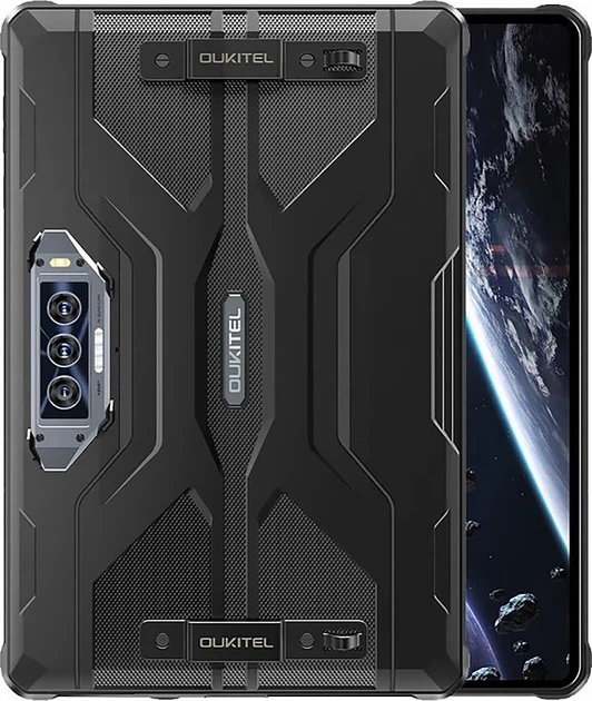 Планшет Oukitel RT8 11" FHD+ /6GB/256GB/ G99 /20000mAh/48+32Мп Night/IP69K/NFC/LTE Black з тримачем (6931940756402) - изображение 2
