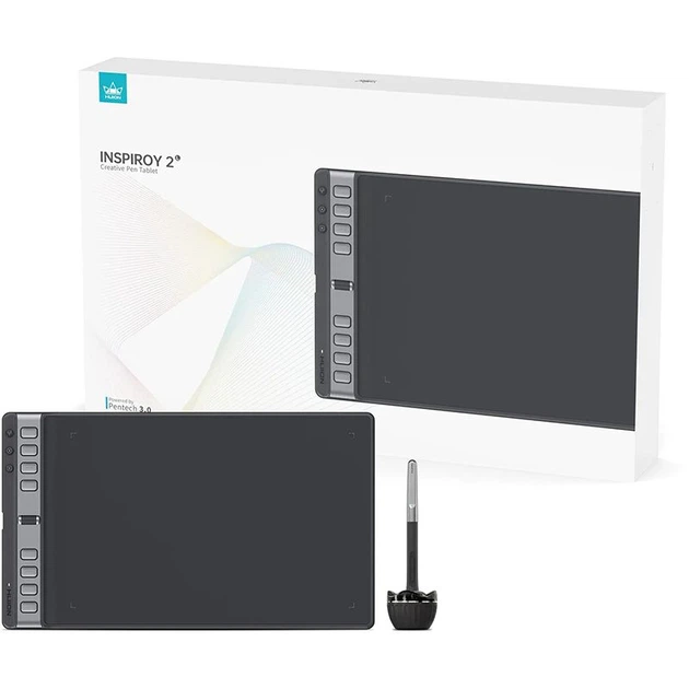 Графічний планшет Huion Inspiroy 2 L + рукавичка (H1061P) - Фото 4 Графічний планшет Huion Inspiroy 2 L + рукавичка (H1061P) - зображення 4