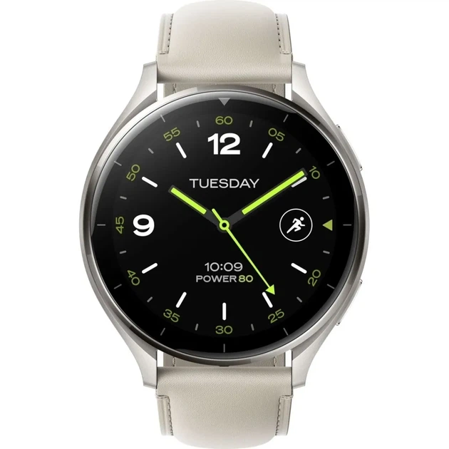 Смарт-годинник Xiaomi Watch 2 Titan BHR9306GL Gray Case White Leather Strap (1093970) - Фото 2 Смарт-годинник Xiaomi Watch 2 Titan BHR9306GL Gray Case White Leather Strap (1093970) - зображення 2