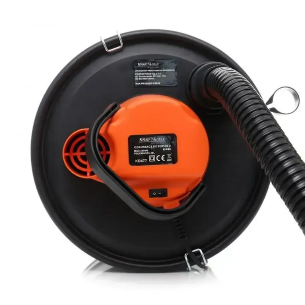 Пилосос для попелу золи Kraft&Dele KD477 2000 Вт бак 20 л для очищення печей камінів котлів - Фото 5 Пилосос для попелу золи Kraft&Dele KD477 2000 Вт бак 20 л для очищення печей камінів котлів - зображення 5