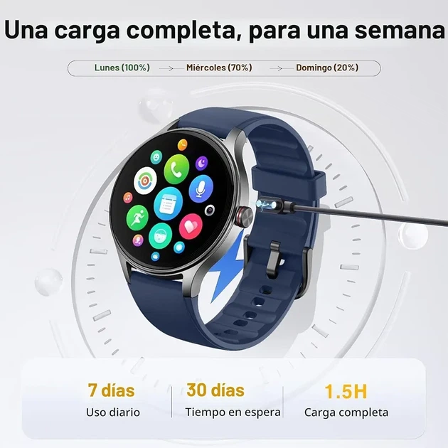 Смарт-часы Fitpolo 1,27 HD дисплей, Bluetooth, звонок/ответ, IP68 - изображение 7