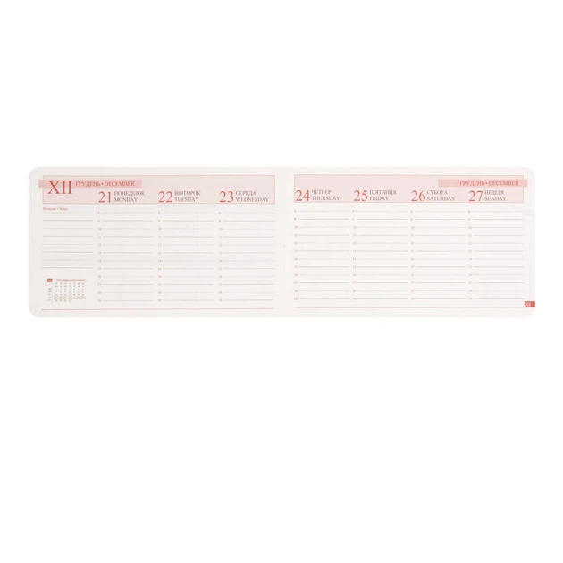 Щотижневик Leo Planner Garden датований 2027 м‘який 128 сторінок 10х17см (252786) - изображение 10