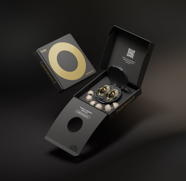 Беруши Loop Experience 2.0 Gold, фильтры для ушей с понижением шума до 17 дБ, золотые - изображение 3