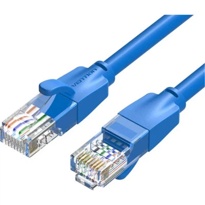 Патч-корд Cat.6 UTP Patch Cable 5M Blue Vention (IBELJ) - Фото 1 Патч-корд Cat.6 UTP Patch Cable 5M Blue Vention (IBELJ) - зображення 1