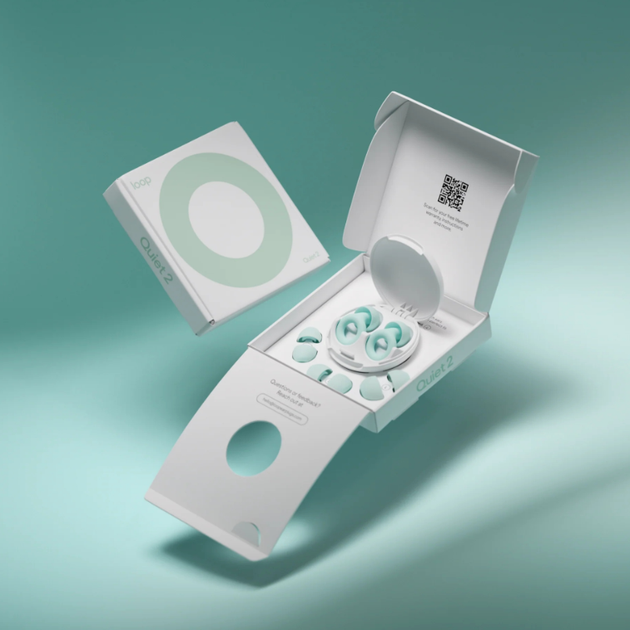 Беруші Loop Quiet 2 Mint, силіконові вкладиші для вух, шумозниження до 24 дБ, м'ятні - зображення 3