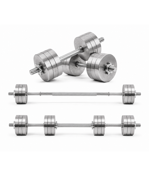 Гантелі Model Classic, 21 кг (2×10,5) + з'єднювач - Фото 1 Гантелі Model Classic, 21 кг (2×10,5) + з'єднювач - изображение 1
