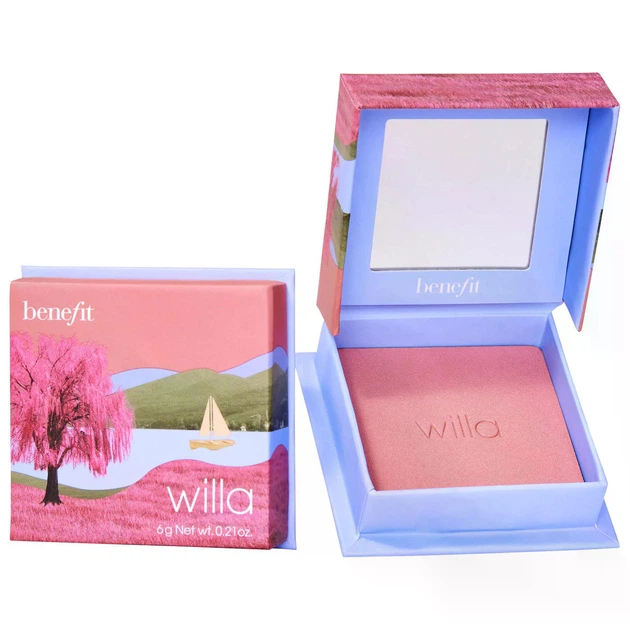 Шовковисто-м'які пудрові рум'яна Benefit Cosmetics Silky-Soft Powder Blush, Willa, 6g - Фото 1 Шовковисто-м'які пудрові рум'яна Benefit Cosmetics Silky-Soft Powder Blush, Willa, 6g - зображення 1