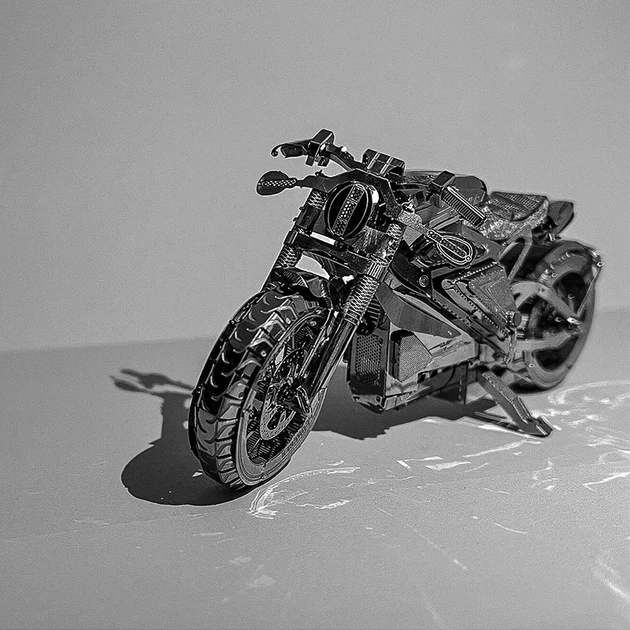 Металлический 3D-пазл AVENGER Motorcycle 3D Metal Kit - Фото 5 Металлический 3D-пазл AVENGER Motorcycle 3D Metal Kit - изображение 5
