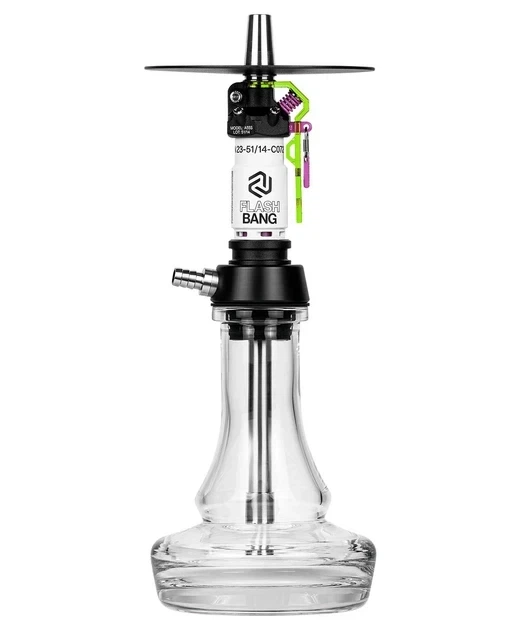 Кальян Amotion Flash Bang Toxic — модель 40 см из нержавеющей стали - Фото 1 Кальян Amotion Flash Bang Toxic — модель 40 см из нержавеющей стали - изображение 1