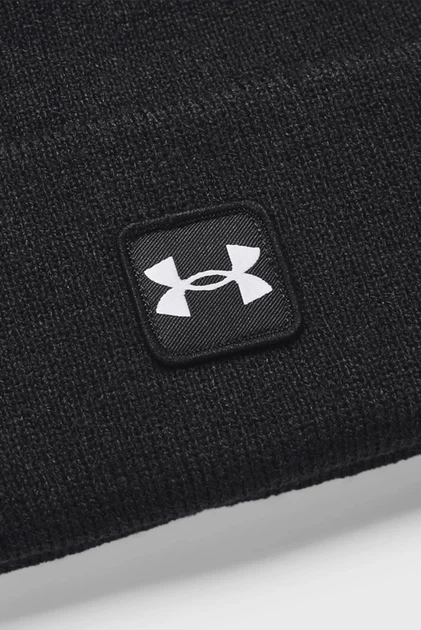 Мужская вязаная шапка Under Armour 56-61(см) Чёрный (156061) - изображение 2