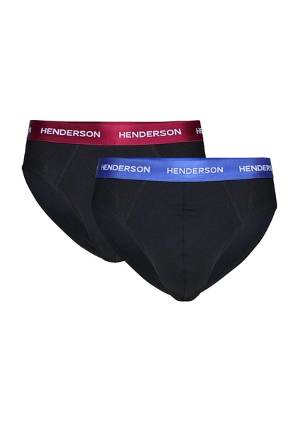 Труси сліп, 2 штуки Henderson 50(L) Чорний (156101) - Фото 1 Труси сліп, 2 штуки Henderson 50(L) Чорний (156101) - зображення 1