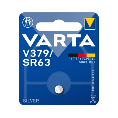 Батарейка VARTA V379 1 шт. срібно-оксидна 1,55 В - Фото 1 Батарейка VARTA V379 1 шт. срібно-оксидна 1,55 В - зображення 1