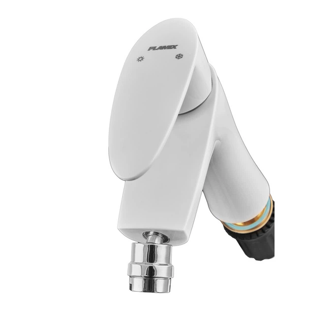 Змішувач для біде PLAMIX CEZAR-002 SET WHITE (з підведенням) (PM0731) - изображение 3