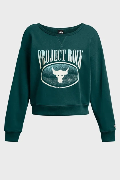 Жіночий зелений світшот Pjt Rck HW Terry LS Q1 Under Armour L 1382705-449 - изображение 3