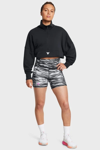 Жіночі чорні велосипедки з візерунком Pjt Rck HWT Shorts Tools Under Armour XL 1388091-001 - Фото 2 Жіночі чорні велосипедки з візерунком Pjt Rck HWT Shorts Tools Under Armour XL 1388091-001 - изображение 2