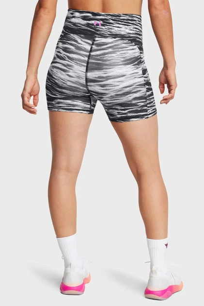 Жіночі чорні велосипедки з візерунком Pjt Rck HWT Shorts Tools Under Armour XL 1388091-001 - Фото 3 Жіночі чорні велосипедки з візерунком Pjt Rck HWT Shorts Tools Under Armour XL 1388091-001 - изображение 3