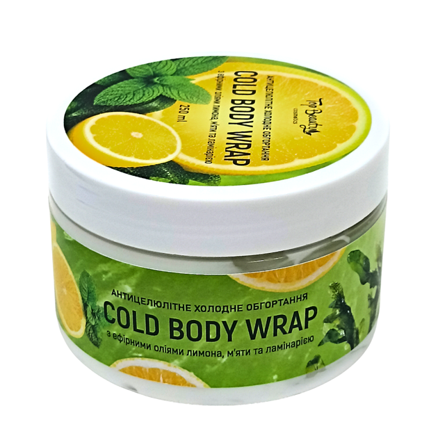 Антицеллюлитное холодное обертывание для тела Top Beauty Cold Body Wrap - изображение 5