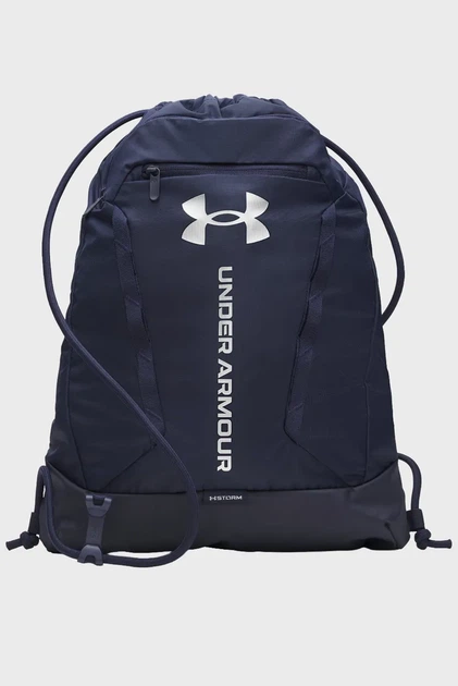 Темно-синій рюкзак Hustle Sackpack Under Armour OSFM 6000519-410 - Фото 1 Темно-синій рюкзак Hustle Sackpack Under Armour OSFM 6000519-410 - зображення 1