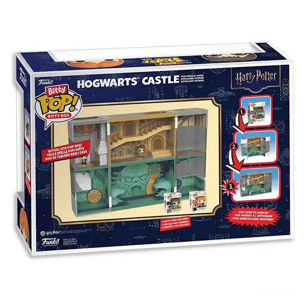 Ігровий набір Funko Bitty POP! Boxes вініл 10х21,6х30,5 см Гаррі Поттер Гоґвортс - зображення 6
