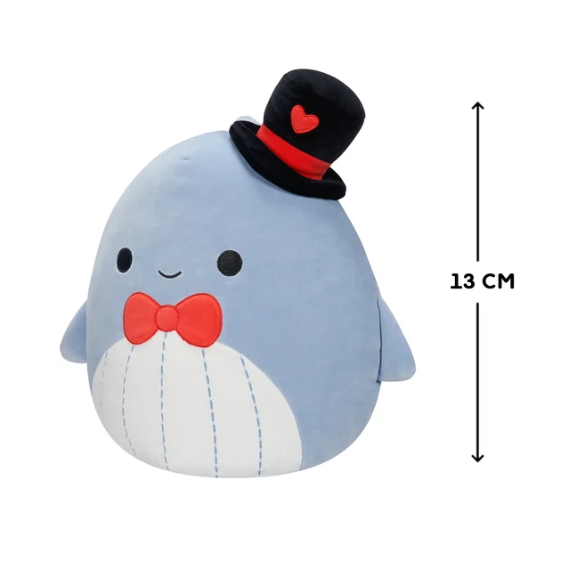 Мягкая игрушка Squishmallows полиэстер 13 см синий кит - изображение 2