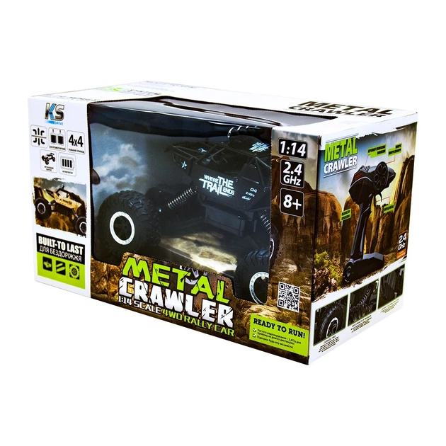 Автомобиль Off-Road Crawler Sulong Toys металл 1:14 матовый черный - Фото 2 Автомобиль Off-Road Crawler Sulong Toys металл 1:14 матовый черный - изображение 2