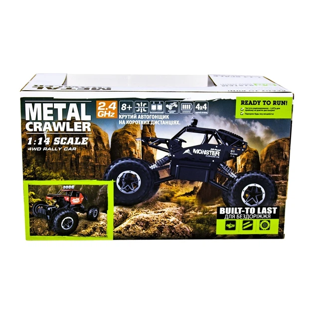 Автомобиль Off-Road Crawler Sulong Toys металл 1:14 матовый черный - Фото 5 Автомобиль Off-Road Crawler Sulong Toys металл 1:14 матовый черный - изображение 5