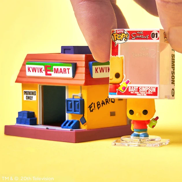 Набір фігурок Funko вініл Барт Сімпсон Квікі-Март 6,4х11х10,9 см - зображення 6