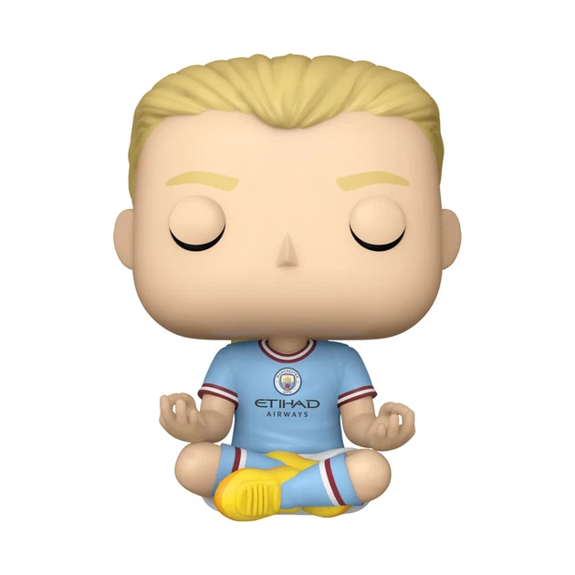 Ігрова фігурка Funko POP! вініл 6х5,5х11,4 см Футбол Манчестер Сіті Ерлінг Голанд - зображення 2