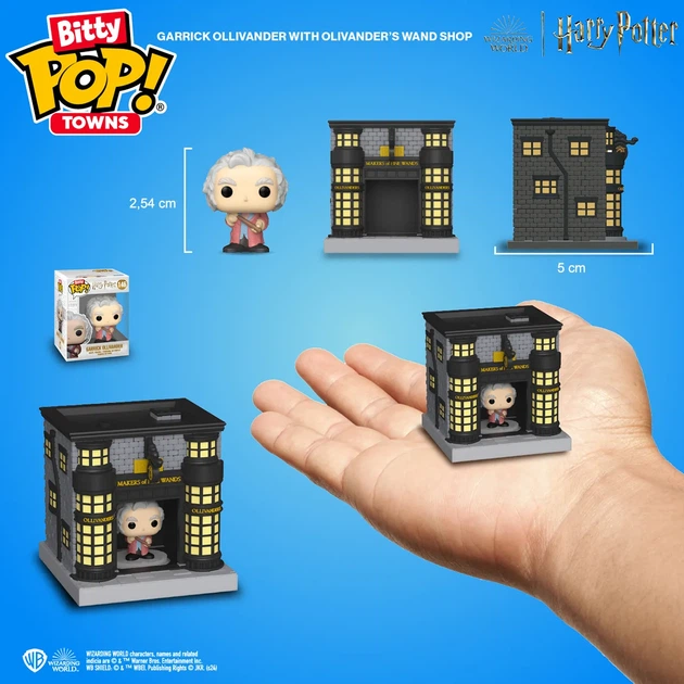 Набір фігурок Funko вініл 6,4х9,9х10,9 см Гаррі Поттер Олівандер крамниця чарівних паличок - Фото 3 Набір фігурок Funko вініл 6,4х9,9х10,9 см Гаррі Поттер Олівандер крамниця чарівних паличок - зображення 3