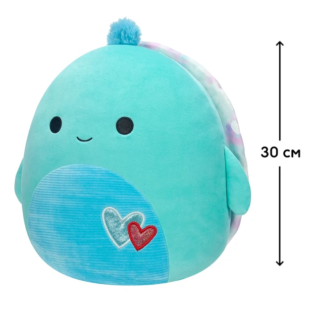 Мягкая игрушка Squishmallows полиэстер 30 см зеленая Черепаха Каскад - изображение 2