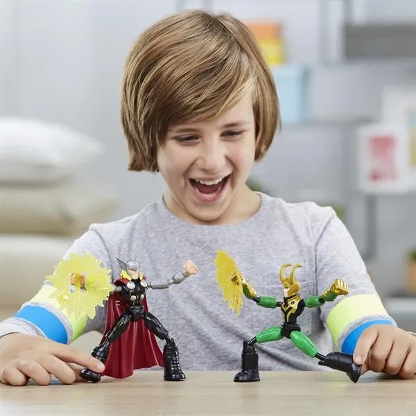Набор фигурок Hasbro Тор и Локи 15 см разноцветные - изображение 4