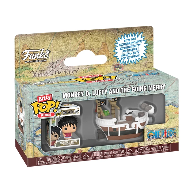 Набір фігурок Funko Bitty POP! Rides вініл 3,7 см Луффі та Гоінг Меррі - Фото 1 Набір фігурок Funko Bitty POP! Rides вініл 3,7 см Луффі та Гоінг Меррі - зображення 1