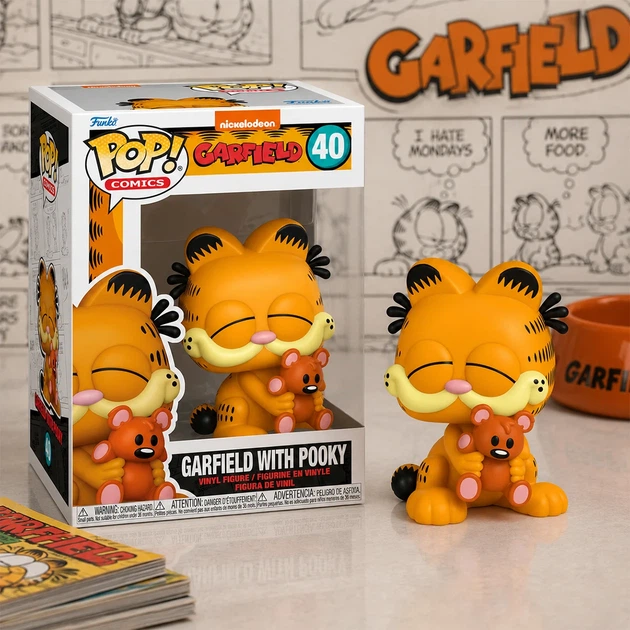 Ігрова фігурка Funko POP! Гарфілд з Пукі 9,6 см вінілова японський аніме-стиль - зображення 3