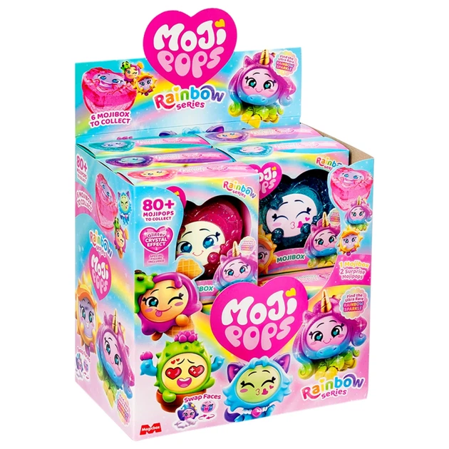 Набор фигурок Moji Pops Rainbow 2 фигурки пластик 6х6х6 см разноцветные - изображение 5