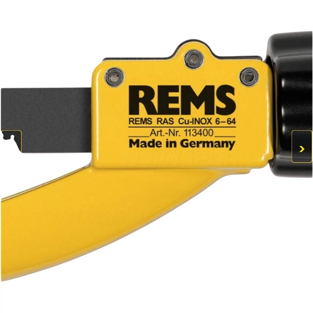 Труборез роликовый Rems RAS Cu-INOX 6-64 мм, со сменным лезвием (113400) - изображение 4