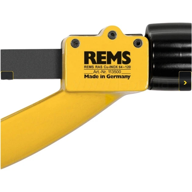 Труборез роликовый Rems RAS Cu-INOX 64-120 мм, со сменным лезвием (113500) - изображение 4