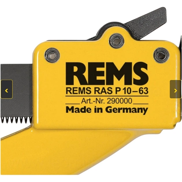 Труборез роликовый Rems RAS P 10-63 мм, со сменным лезвием (290000) - изображение 4