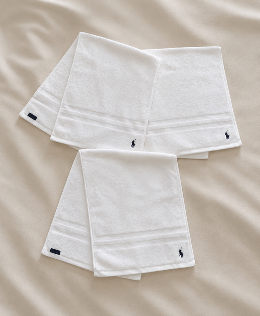 Рушник Polo Ralph Lauren бавовняний у ванну білий 85х35 - изображение 3