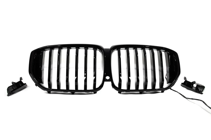 Ноздри 1 Bar LED (2019-2022, черный глянец) для BMW X5 G05 2019–2026 гг - Фото 2 Ноздри 1 Bar LED (2019-2022, черный глянец) для BMW X5 G05 2019–2026 гг - изображение 2