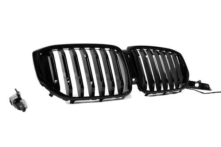 Ноздри 1 Bar LED (2019-2022, черный глянец) для BMW X5 G05 2019–2026 гг - Фото 4 Ноздри 1 Bar LED (2019-2022, черный глянец) для BMW X5 G05 2019–2026 гг - изображение 4