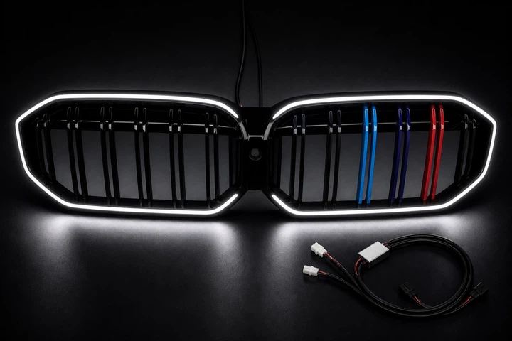 Ноздри M-Color LED (2022-2026, чёрный глянец) для BMW 3 серия G20/G21 2018- гг - Фото 4 Ноздри M-Color LED (2022-2026, чёрный глянец) для BMW 3 серия G20/G21 2018- гг - изображение 4