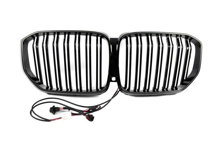Ноздри BMW M-Look LED (2019-2022, черный глянец) для BMW X5 G05 2019–2026 гг - Фото 6 Ноздри BMW M-Look LED (2019-2022, черный глянец) для BMW X5 G05 2019–2026 гг - изображение 6