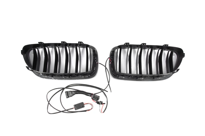 Ноздри M-Look LED (чёрный глянец) для BMW 5 серия F10/F11 2010–2016 гг - Фото 11 Ноздри M-Look LED (чёрный глянец) для BMW 5 серия F10/F11 2010–2016 гг - изображение 11