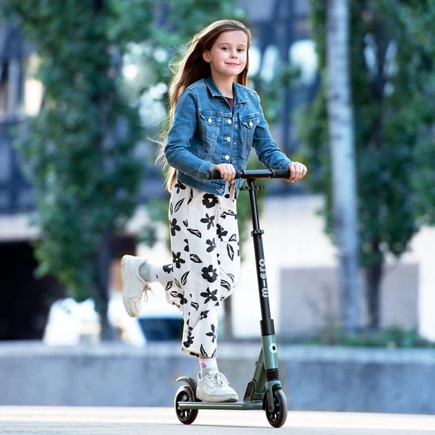 Самокат Micro складной серии Sprite Suspension - Оливковый - изображение 2